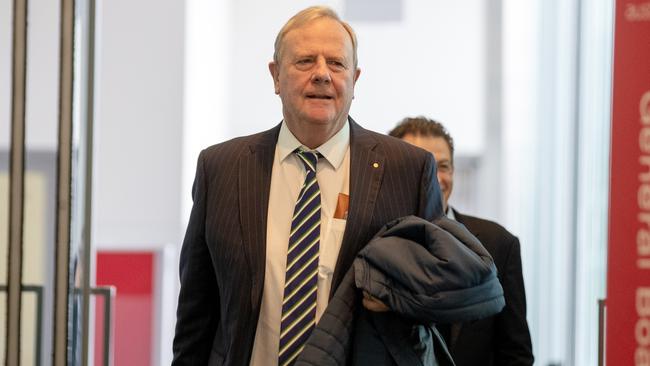 Peter Costello at Canberra airport last week. Picture: Liam Mendes