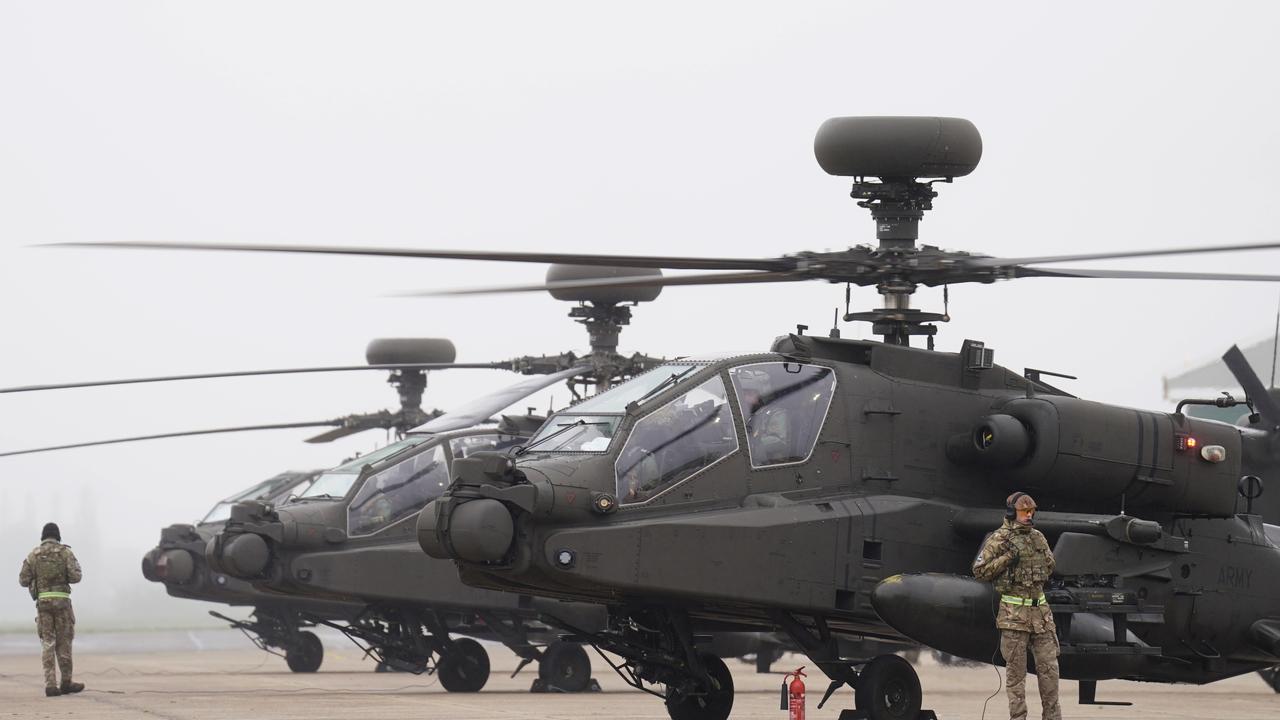 Apaches may be teamed with armed drones