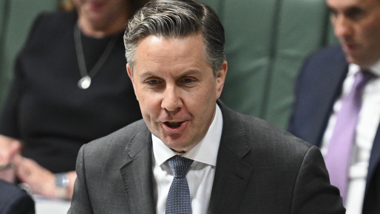 Health Minister Mark Butler has recruited social media influencers to take part in an anti-vaping awareness campaign. Picture: NCA NewsWire / Martin Ollman