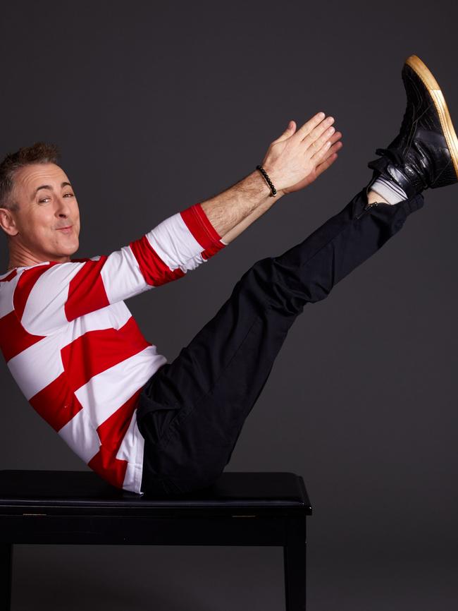 Alan Cumming belies his 56 years.