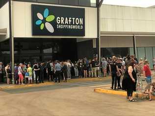 Hundreds of people were forced to evacuate Grafton Shoppingworld at lunch time on Saturday, 9th November, 2019.