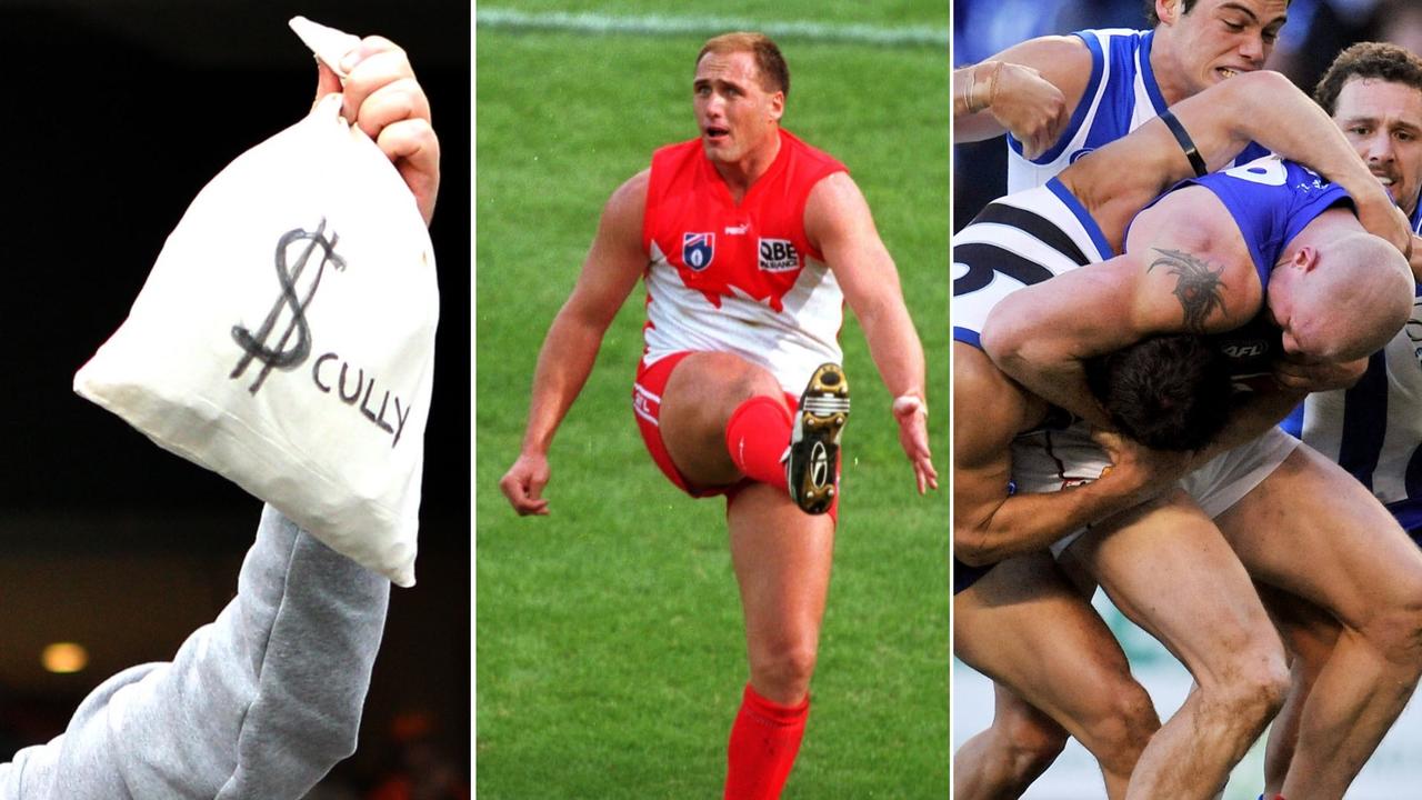 Iconic Images Round 10: Tom Scully, Tony Lockett and Barry Hall.