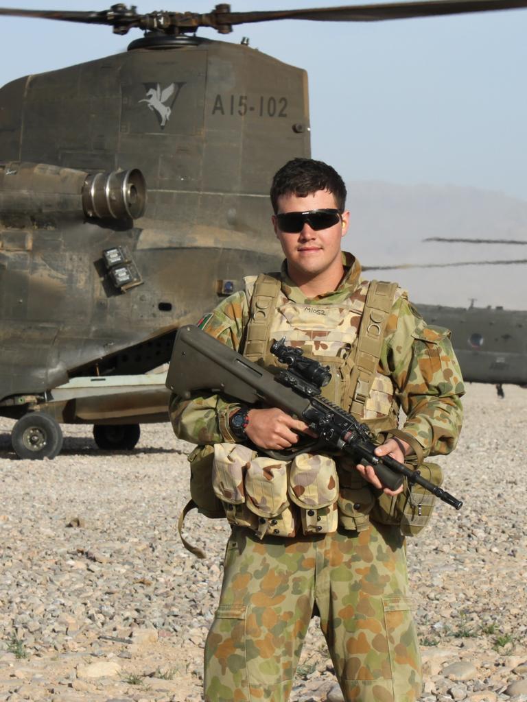 Brodie Moore was just 17 when he joined the Australian Army. Picture: Supplied