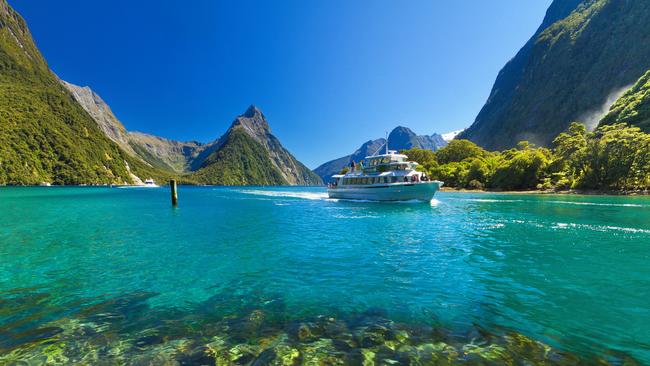 Milford Sound is another popular New Zealand tourist destination.