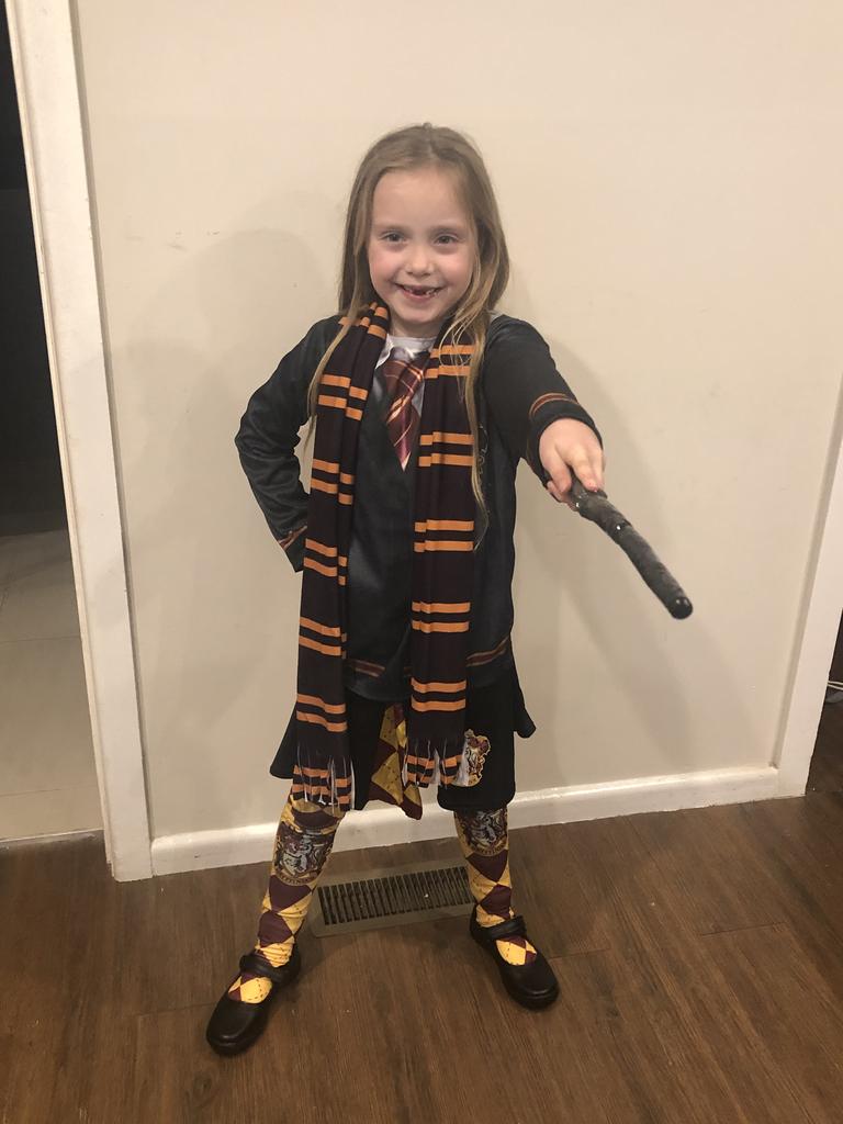 “Wingardium leviosa” - Sophie is all set for Book Week.