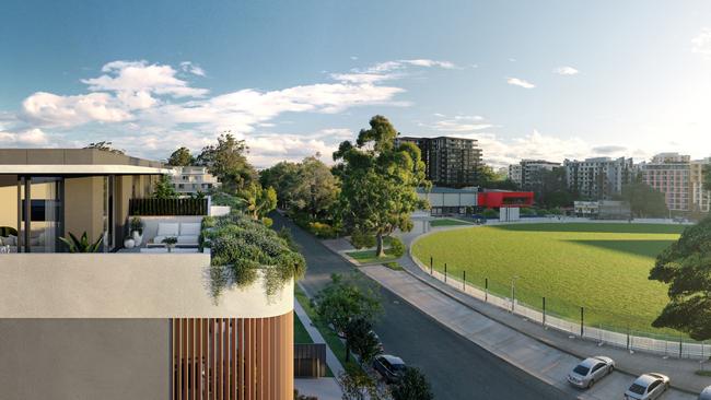 Mr Thompson believes the building’s proximity to Mark Taylor Oval will boost demand.