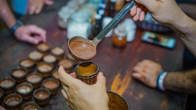 The report says 27 per cent of Aussies are travelling to destinations in order to buy an item they can’t get at home. With it being most popular with Gen Z. Pictured: A coffee tour in Costa Rica) Picture: Supplied