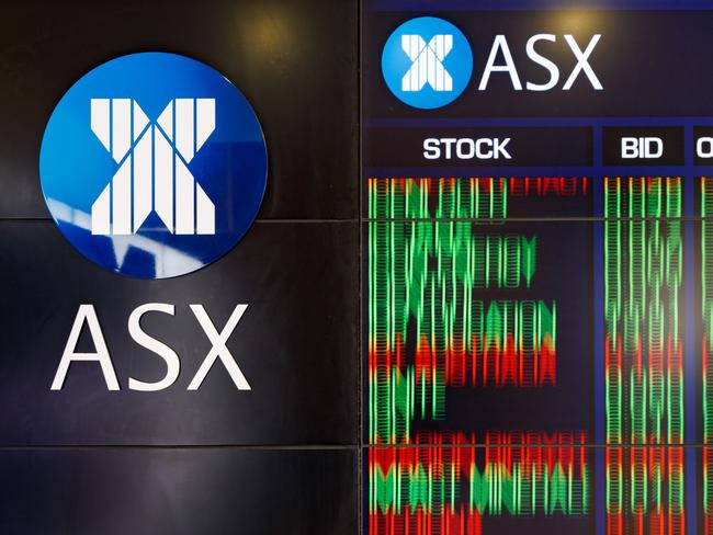 SYDNEY, AUSTRALIA - NewsWire Photos, October 29 2024. GENERIC. Stocks. Finance. Economy. Stock price ticker of the Australian Stock Exchange, ASX, at their offices on Bridge Street. Picture: NewsWire / Max Mason-Hubers