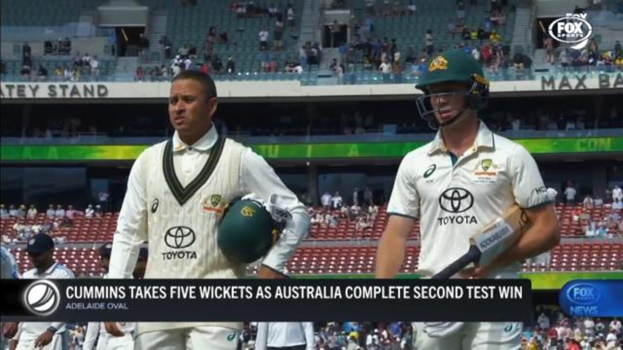 Australia bite back in second test win