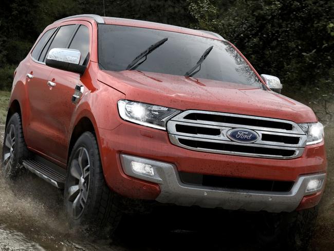 First Australian-designed car built overseas ... The 2015 Ford Everest has been unveiled in Beijing, China. Picture: Supplied