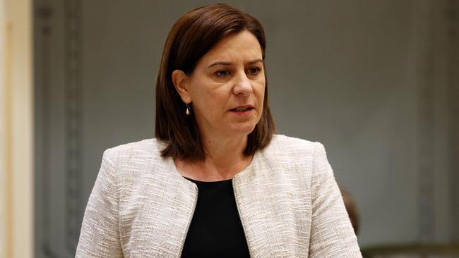 Opposition Leader Deb Frecklington says the Labor government’s honour system at the border was “clearly not working”. Picture: Tara Croser