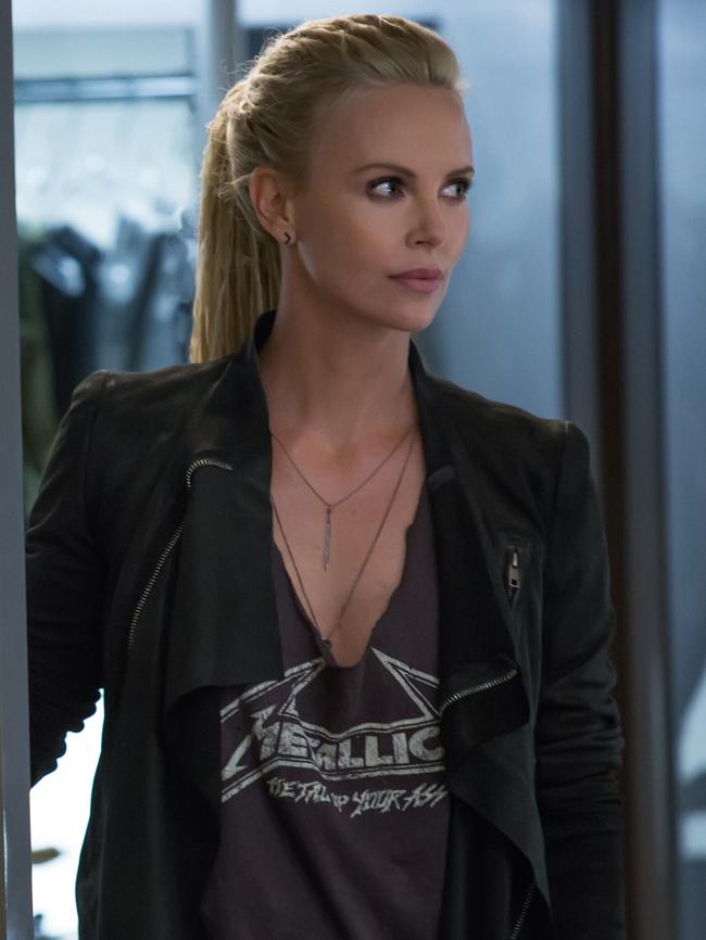 Charlize Theron ups the female quotient by joining The Fate of the Furious as a cyber terrorist. Picture: Universal