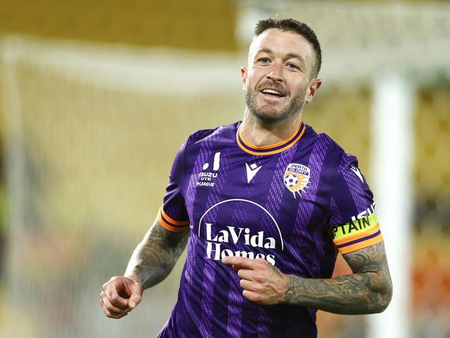 Sydney FC were hoping to trade Joe Lolley to Perth Glory for Adam Taggart. Picture: Hagen Hopkins/Getty Images