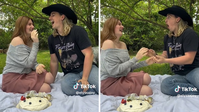 The American couple were quick-thinking. Source: TikTok/@elyssajoy_