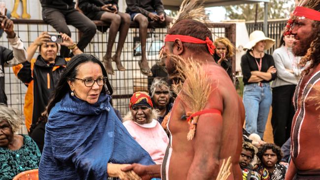 Linda Burney visitsAPY lands in October to sell the voice to Indigenous communities. Picture: Julian Kingma