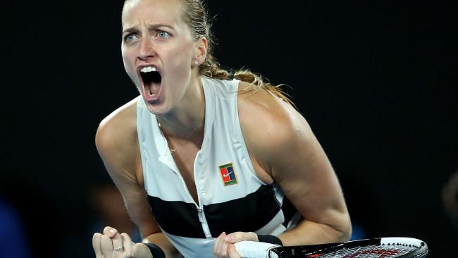 Petra Kvitova produced plenty of highlight reels, but ultimately fell short.