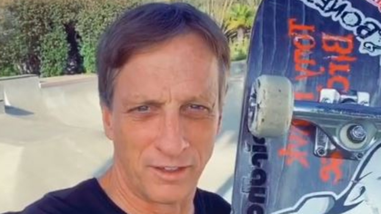 Tony Hawk answered the call and offered his own board.