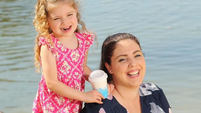 Local mum Belinda Meginley runs a business called Coffee Mumma. She's a specialist in child-friendly cafes. Picture Glenn Hampson