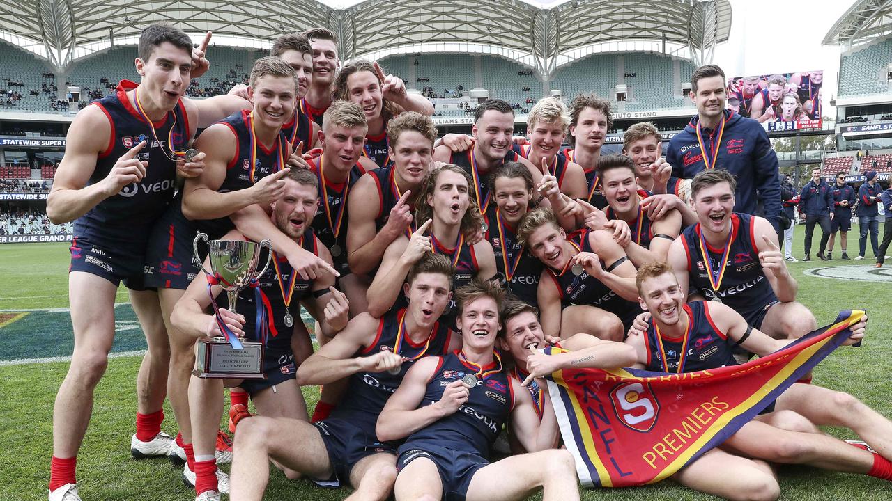 SANFL - RESERVES GRAND FINAL  22/09/19 - Norwood v Woodville West Torrens at Adelaide Oval - Norwood win the reserves premiership. Picture SARAH REED