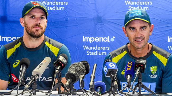 Aaron Finch and Justin Langer knows the Aussies can expect to receive some stick.