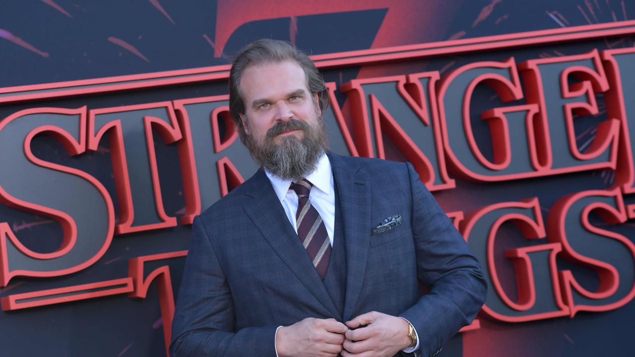 David Harbour stars Netflix’s Stranger Things. Picture: Chris Delmas/AFP