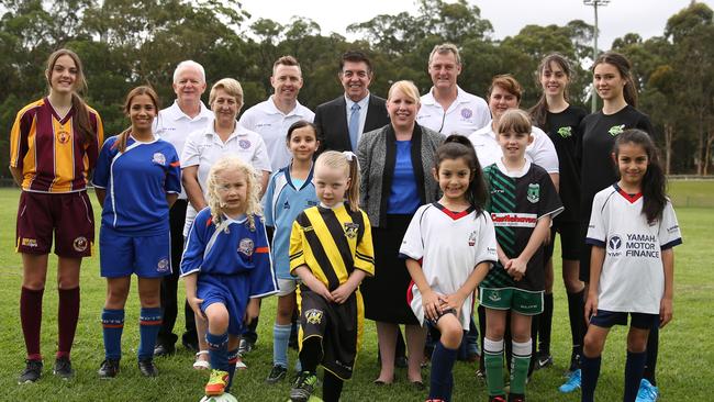 Girls from the Sydney Hills Football Association are gearing up for a big season.