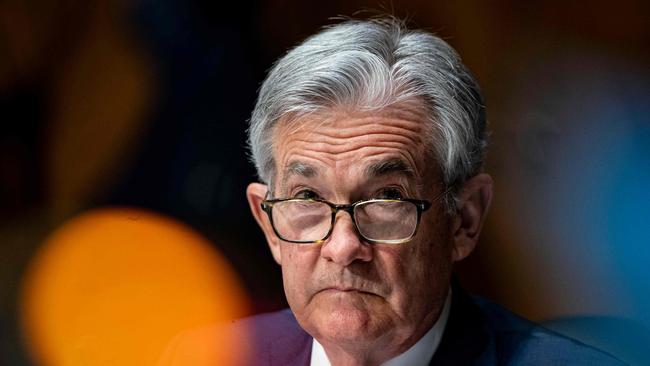 US Federal Reserve Chair Jerome Powell. Photo by Al Drago / POOL / AFP