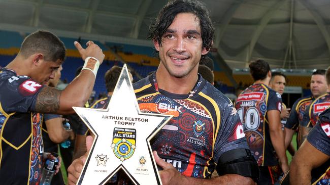 Johnathan Thurston will once again pull on the Indigenous All Stars jersey.