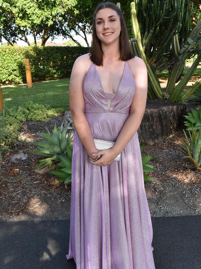 Jessica Catchpole was all dressed up for the Mackay State High School 2021 Year 12 formal, November 16, 2021. Photo: Tara Miko and Janessa Ekert