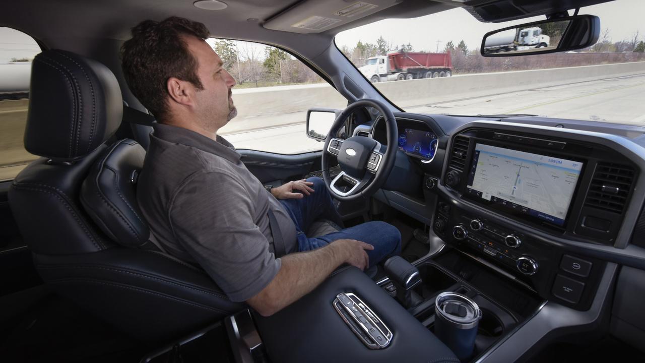 Ford's BlueCruise highway driving assistant.