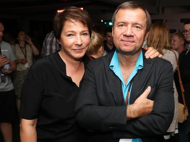 Valentin Yumashev, right, the former Chairman of Russia's Presidential Executive Office, with Tatyana Yumasheva, the daughter of the first Russian President, Boris Yeltsin, pictured in 2018. Picture: Getty Images