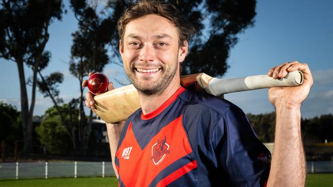 Josh Barrett has remained one of SACA Premier Cricket’s top players after moving to East Torrens. Picture: Morgan Sette