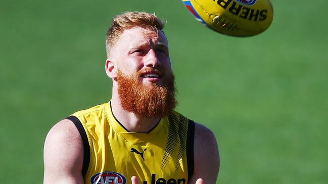 Nick Vlastuin training at Punt Rd. Picture: Getty Images