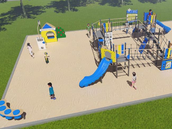 Whitsunday Regional Council will soon upgrade Halpannel Park and Blue Gum Park in Proserpine with new shaded playground equipment. Picture: Supplied