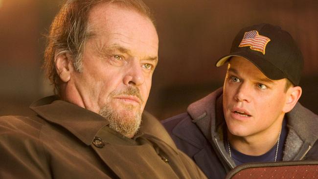 Jack Nicholson leads a stellar cast in The Departed.