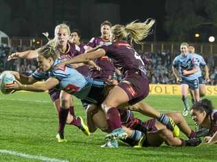 The Women's State of Origin was a cracking match, so Ashley Robinson is wondering why so many people focusing on the sexuality of the players instead. Picture: CRAIG GOLDING