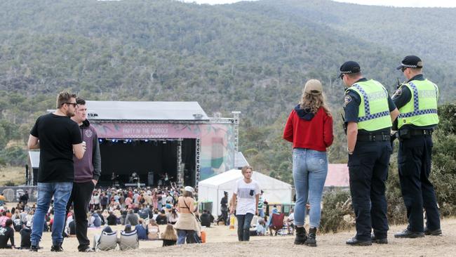 2019 Party in the Paddock at White Hills in northern Tasmania. Picture: PATRICK GEE