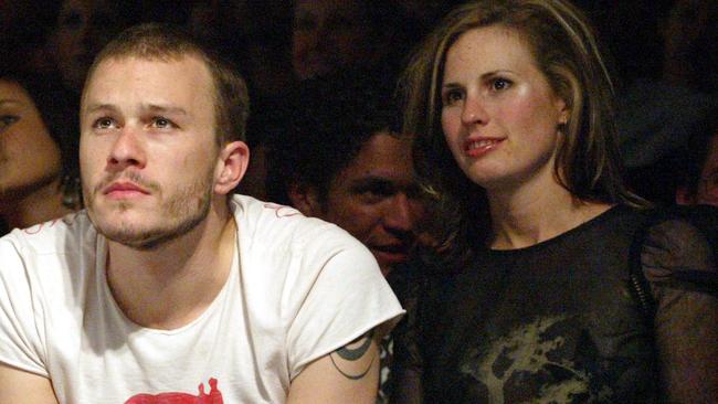 Heath Ledger and his elder sister Kate at a fashion event in 2003.