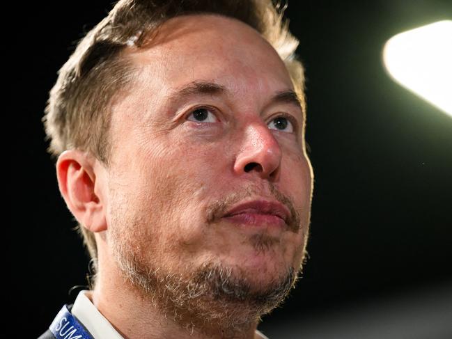 SpaceX, X (formerly known as Twitter), and Tesla CEO Elon Musk reacts during the UK Artificial Intelligence (AI) Safety Summit at Bletchley Park, in central England, on November 1, 2023. Picture: NCA NewsWire / AFP POOL / Leon Neal