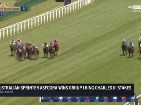 Asfoora wins King Charles III stakes