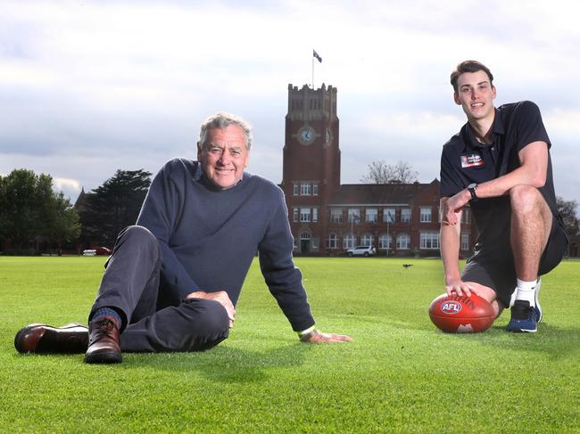 Alistair Lord with grandson Ollie Lord. Picture: Glenn Ferguson