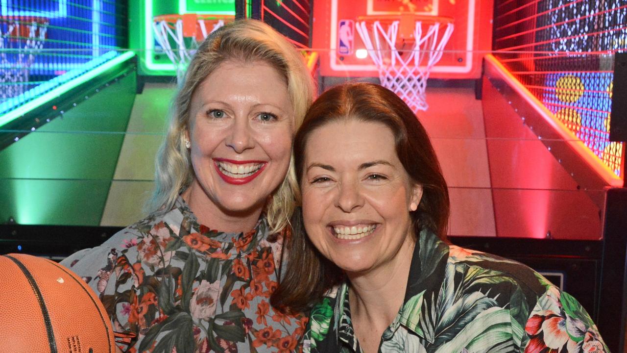 Emily O’Regan and Belinda Symons at the opening of Hijinx Hotel, Surfers Paradise. Pic: Regina King