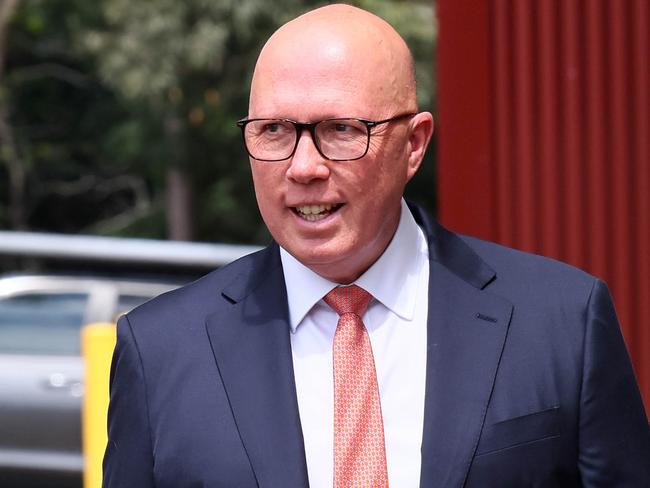 Peter Dutton was described by people surveyed as ‘untrustworthy’ and ‘bad’. Picture: Tertius Pickard