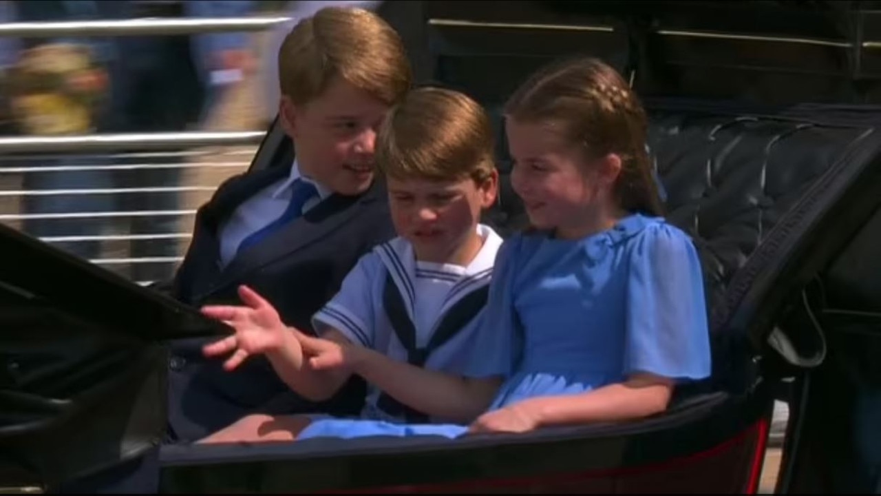 Charlotte tells Louis to put his hand down during the carriage ride.