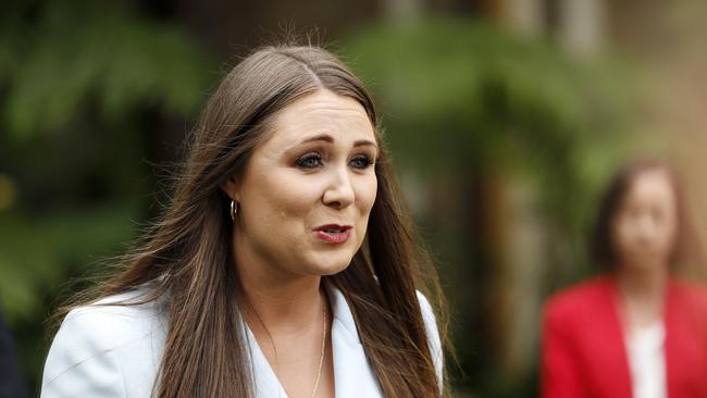 Gaven MP Meaghan Scanlon is the youngest frontbencher in Queensland’s history. Picture: Josh Woning