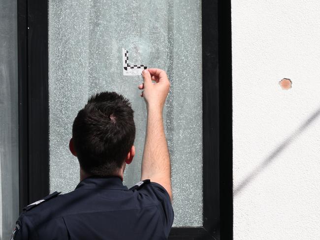 Shots have been fired into a house in Altona North. Wednesday, February 12. 2025. Picture: David Crosling