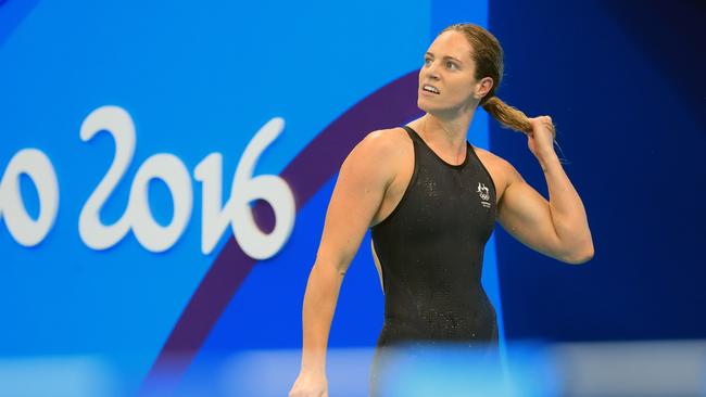 Emily Seebohm qualified for the 100m backstroke final but will need to improve to challenge for a medal. Picture: Alex Coppel.