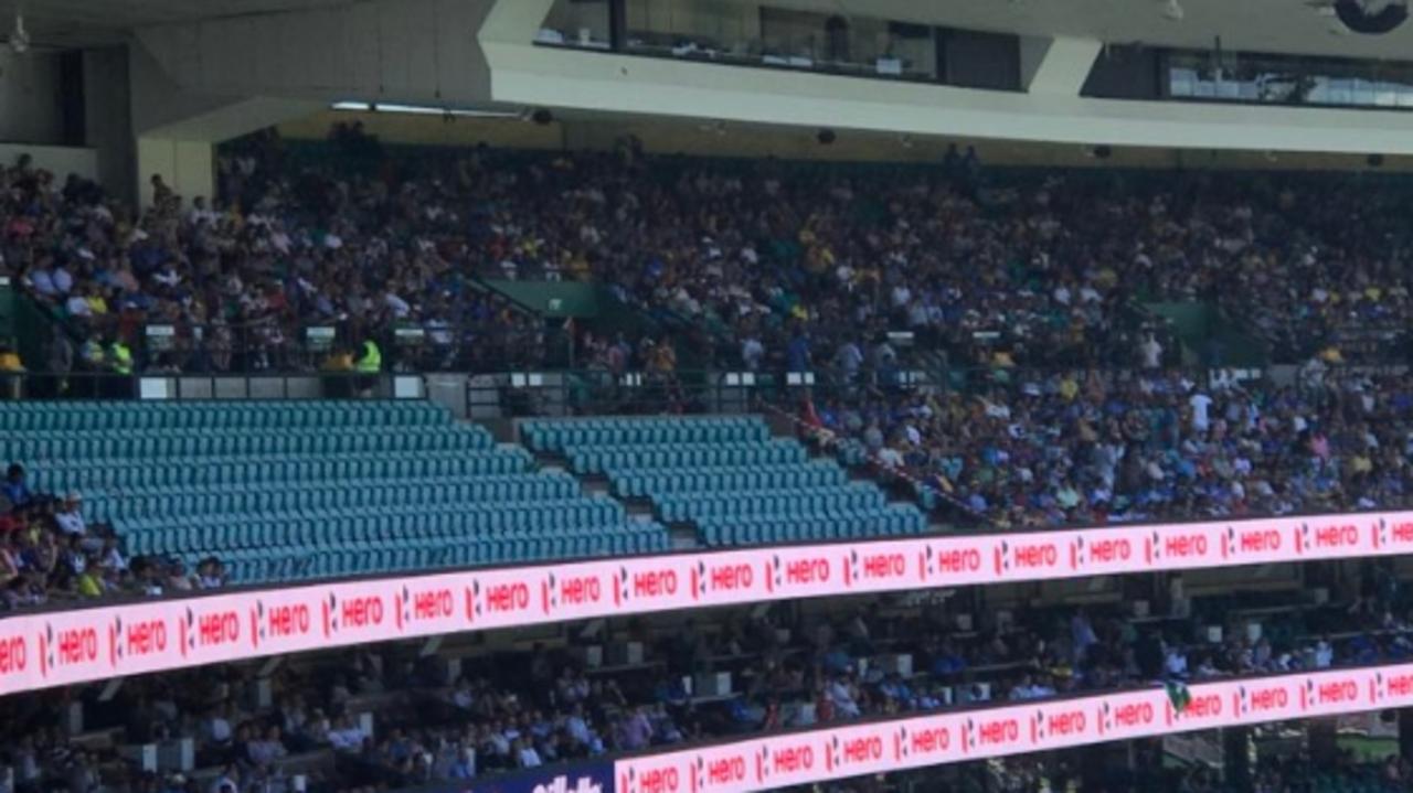 Sections of the SCG roof caused an evacuation of one of the bays.