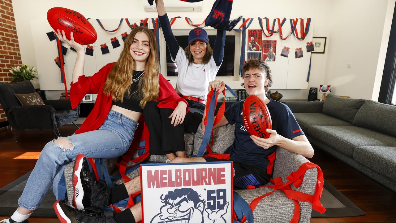 Jim Stynes’ children Matiesse, 20, and Tiernan, 16, will be part of Sunday night’s presentation. Picture: Alex Coppel