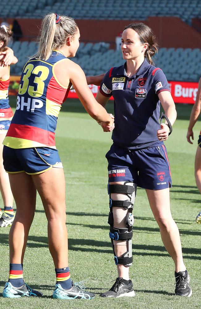 The Dees missed injured star Daisy Pearce. Picture: AFL Photos/Getty Images